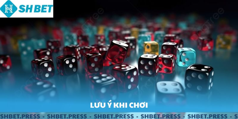 Những lưu ý khi chơi tài xỉu.